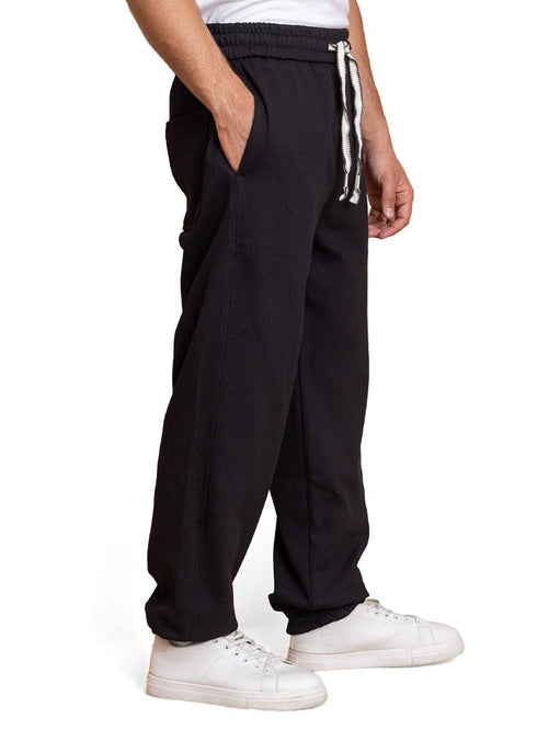 Black Elastic - Winter Wide Leg - Khotwh